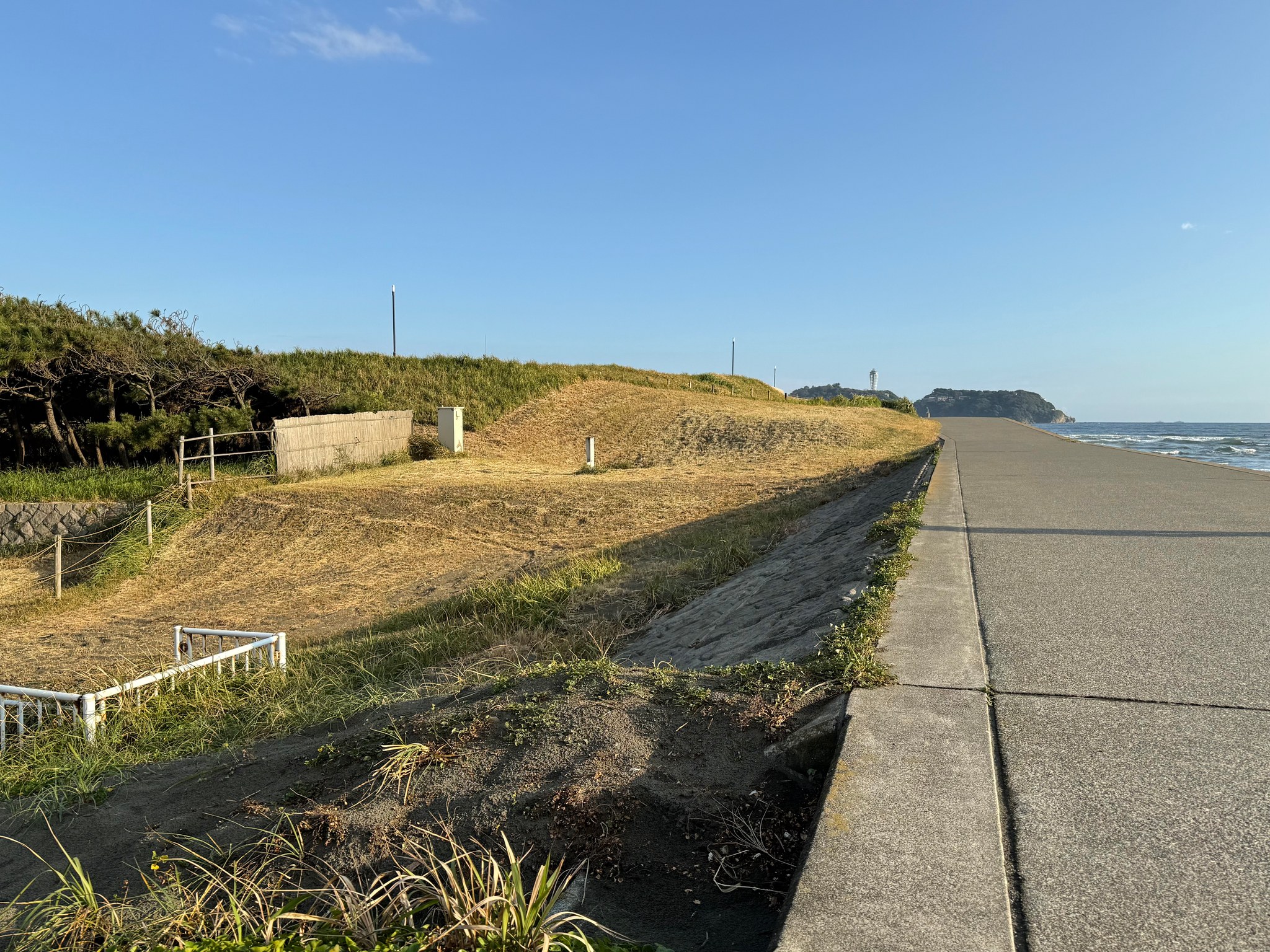 海沿いに続く遊歩道